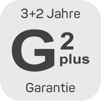 3+2 Jahre Garantie